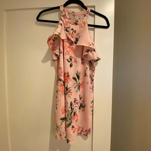 Kids pink floral dress